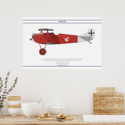 D.VII Jasta 18 Poster (Küche)