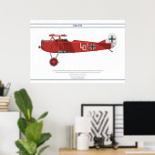 D.VII Jasta 4 Poster (Heimbüro)