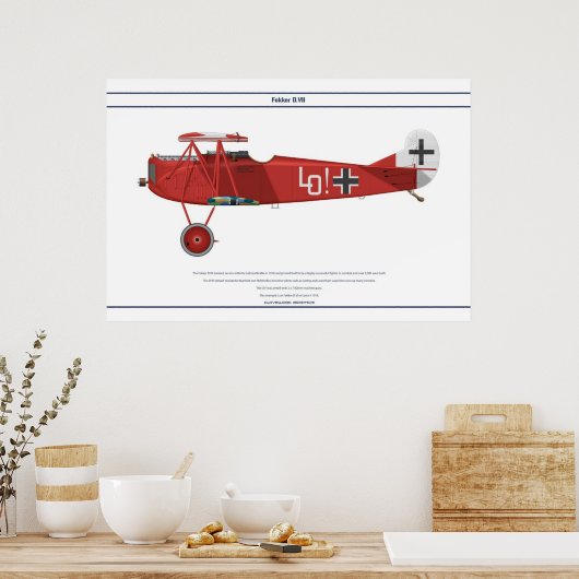 D.VII Jasta 4 Poster (Küche)