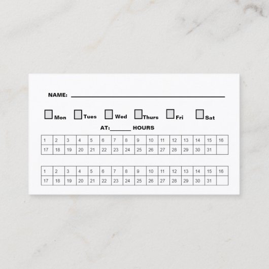 D VISITENKARTE (Rückseite)