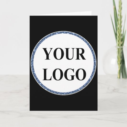 D Weihnachtsgeschenk Ized Idee Logo Baby Karte (Vorderseite)