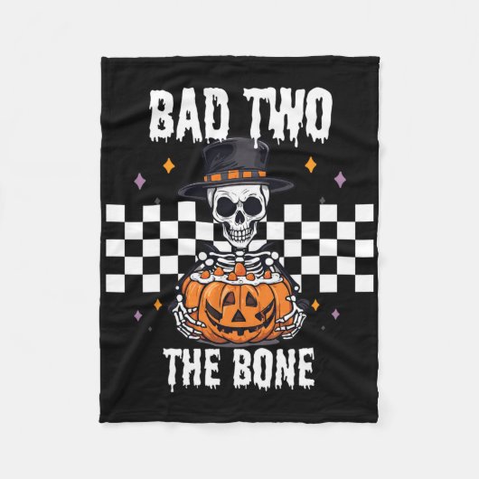 D zu Knöchelettknöchelchen Fleecedecke (Vorderseite)