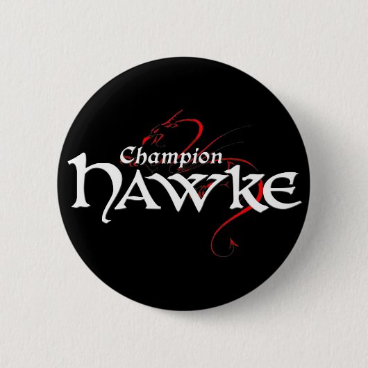 DA2 - Champion HAWKE - Knopf (dunkel) Button (Vorderseite)