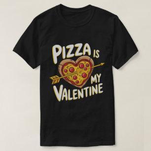 DA41-Pizza ist mein Valentinherz T-Shirt