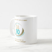 DA50 Worldwide Virtual Convention Mug in Gold/Teal Kaffeetasse (Vorderseite Links)