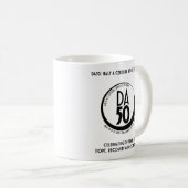DA50 Worldwide Virtual Convention Tasse in Schwarz (VorderseiteRechts)