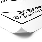 Da, aber für die Gnade Gottes gehe ich Poster (Ecke)