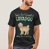 Da besessenes Cavapoo alles gerade ein Hundeshirt T-Shirt (Vorderseite)