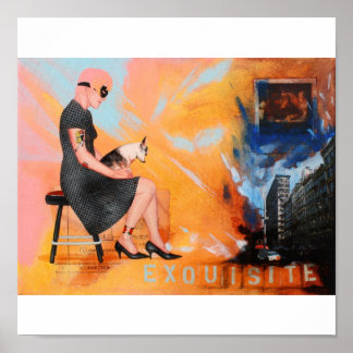 Da bist du meine süßeste Freundin Print Poster