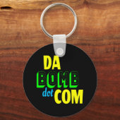 Da Bomb dot com Novelty Funny Retro 90s Schlüsselanhänger (Vorderseite)