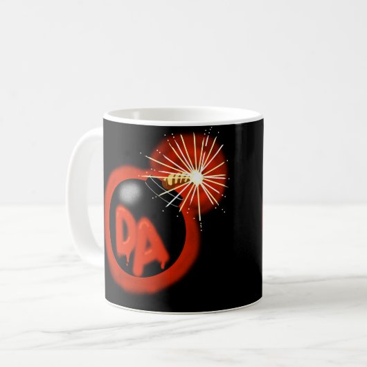 Da Bomb! Mug Kaffeetasse (Vorderseite Links)