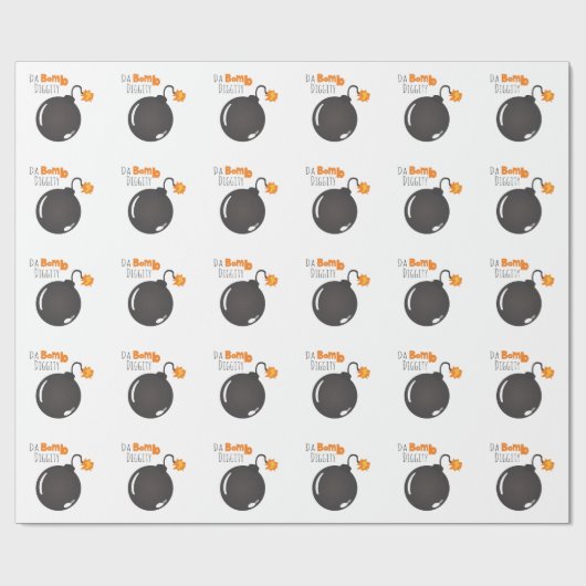DA-Bombe Diggity Geschenkpapier (Flach)