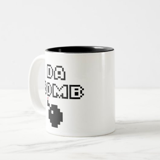DA-Bombe Zweifarbige Tasse (Vorderseite Links)
