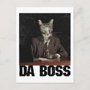 Da Boss Postcard Postkarte