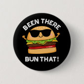 Da Bun, dass lustige Burger Pun Dark BG Button (Vorderseite)