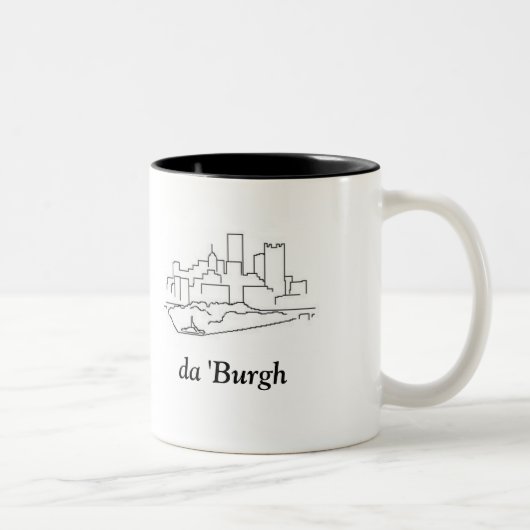 DA 'Burgh Zweifarbige Tasse (Rechts)