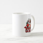 Da Clerb wir alle fühlen Jesus Santa Funny Weihnac Kaffeetasse (VorderseiteRechts)