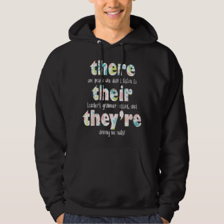 Da Dort Sie Englisch-Grammatik-Lehrer-Pun Gi Hoodie