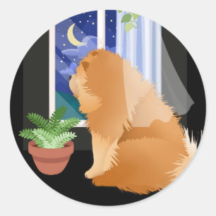 DA draußen gibt es irgendwo Chow Aufkleber 2 Größe