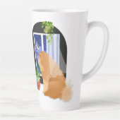 DA DRAUSSEN IRGENDWO Chow-Tasse Text anpassen Milchtasse (Rechts)