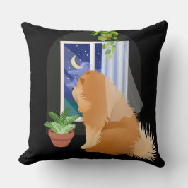 DA DRAUSSEN IRGENDWO Chow werfen Kissen