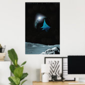 Da draußen ist etwas poster (Heimbüro)