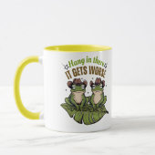Da drin, wird es noch schlimmer - Frosch-Tasse Tasse (Links)