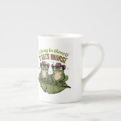 Da drin, wird es noch schlimmer - Funny Frog Tasse (Rechts)