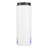 Da drüben. Das alles. mit Bäumen Thermosbecher (Rückseite)