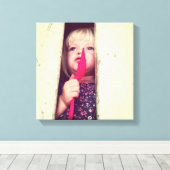 Da drüben sieht gut aus leinwanddruck (Insitu (Holzboden))