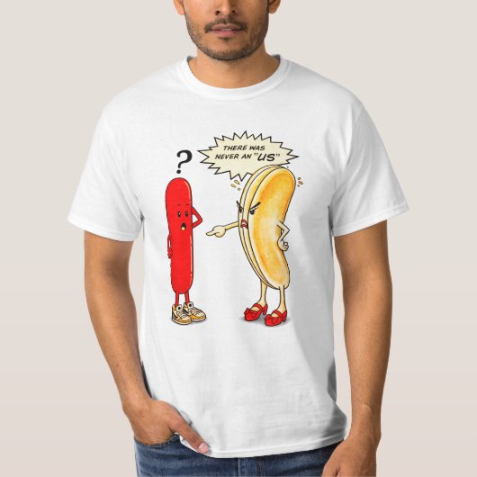 da gab es nie ein uns ' WURST & BRÖTCHEN T-Shirt (Vorderseite)