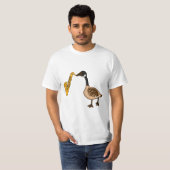 DA, Gans, die den Saxophone-T - Shirt spielt (Vorne ganz)