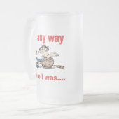 Da gewesen mattglas bierglas (Vorderseite Links)