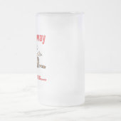 Da gewesen mattglas bierglas (Mittel)