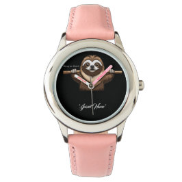 "Da hängen": Sloths ermutigende Worte Armbanduhr