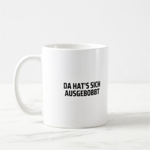 Da Hat's Sich Ausgebobbt Lustige Bodybuilding Kaffeetasse