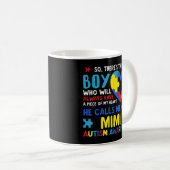 Da ist also dieser Junge, der immer ein Stück O ha Kaffeetasse (VorderseiteRechts)