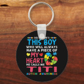 Da ist also dieser Junge, der immer ein Stück O ha Schlüsselanhänger (Vorderseite)