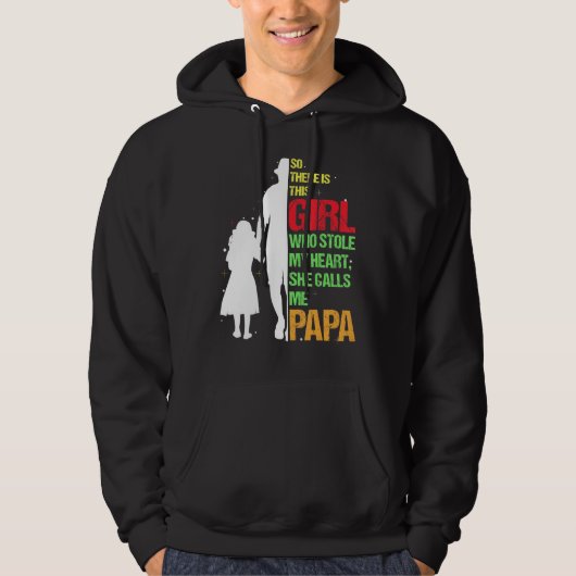 Da ist also dieses Mädchen, das mir das Herz gesto Hoodie (Vorderseite)