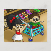 Da ist der Kuchen!!! Postkarte (Vorderseite)