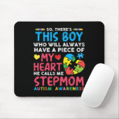 Da ist dieser Junge, den er mich StepMom Autism Aw Mousepad (Mit Mouse)