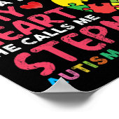 Da ist dieser Junge, den er mich StepMom Autism Aw Poster (Ecke)