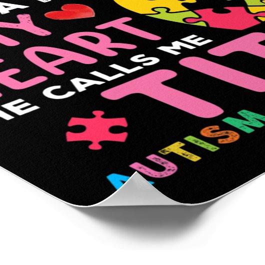 Da ist dieser Junge, den er mich Titi Autismus Awa Poster (Ecke)