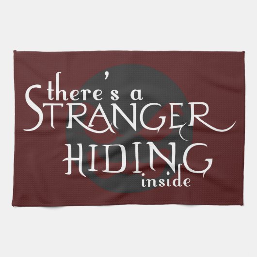 Da ist ein Fremder Handtuch (Horizontal)