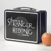 Da ist ein Fremder Metall Lunch Box (Beispiel)