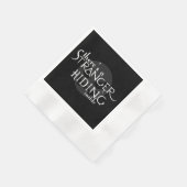 Da ist ein Fremder Serviette (Ecke)