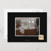 Da ist ein Hase in meinem Essen. Postkarte (Vorne/Hinten)