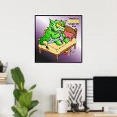 Da ist ein Kind unter meinem Bett! Poster (Heimbüro)