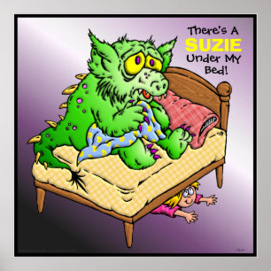 Da ist ein Kind unter meinem Bett! Poster