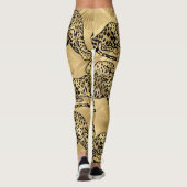 Da ist eine Katze an meinen Beinen Leggings (Rückseite)